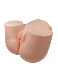 Телесный мастурбатор Julia с 2 любовными тоннелями - Baile - в Ачинске купить с доставкой