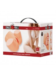 Телесный мастурбатор Liora с вибрацией - Baile - в Ачинске купить с доставкой