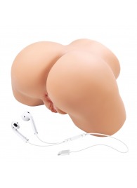 Телесный мастурбатор Olivia с 2 любовными отверстиями - Baile - в Ачинске купить с доставкой