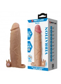 Телесная насадка на пенис Xerxes - 22 см. - Baile - в Ачинске купить с доставкой