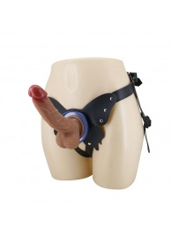 Поясной страпон Wells: трусики в форме бабочки и фаллоимитатор-насадка - Baile - купить с доставкой в Ачинске