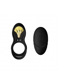 Черное эрекционное виброкольцо Bayek с пультом ДУ - Zalo - в Ачинске купить с доставкой