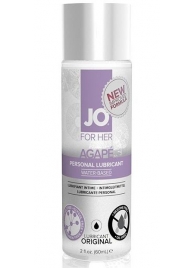 Лубрикант на водной основе для женщин JO AGAPE LUBRICANT ORIGINAL - 60 мл. - System JO - купить с доставкой в Ачинске