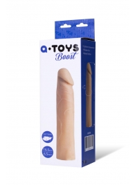 Реалистичная насадка с ярко выраженной головкой - 16,5 см. - A-toys - в Ачинске купить с доставкой