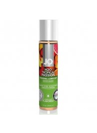 Смазка с ароматом тропических фруктов JO Flavored Tropical Passion - 30 мл. - System JO - купить с доставкой в Ачинске
