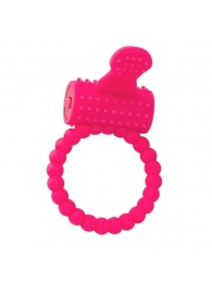 Розовое силиконовое виброкольцо A-toys - A-toys - в Ачинске купить с доставкой