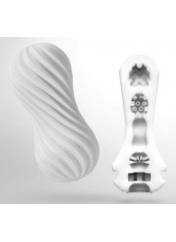 Мастурбатор FLEX Silky White с мягким рельефом - Tenga - в Ачинске купить с доставкой