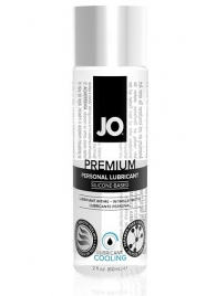 Охлаждающий лубрикант на силиконовой основе JO Personal Premium Lubricant Cooling - 60 мл. - System JO - купить с доставкой в Ачинске