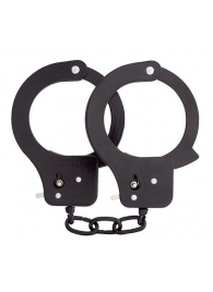 Чёрные наручники из листового металла BONDX METAL CUFFS BLACK - Dream Toys - купить с доставкой в Ачинске