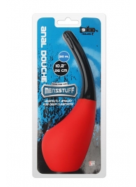 Анальный душ MENZSTUFF 310ML ANAL DOUCHE RED/BLACK - Dream Toys - купить с доставкой в Ачинске