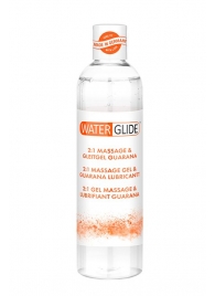 Гель-смазка 2-в-1 MASSAGE   LUBRICANT GUARANA - 300 мл. - Waterglide - купить с доставкой в Ачинске