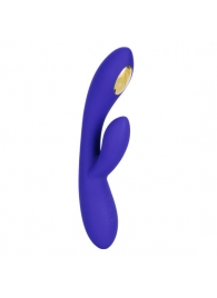 Фиолетовый вибратор с функцией электростимуляции Intimate E-Stimulator Dual Wand - 21,5 см. - California Exotic Novelties - купить с доставкой в Ачинске