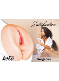 Мастурбатор с 2 тоннелями Satisfaction Gorgeous - Lola Games - в Ачинске купить с доставкой