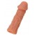 Телесная реалистичная насадка KOKOS Extreme Sleeve 05 с дополнительной стимуляцией - 12,7 см. - KOKOS - в Ачинске купить с доставкой