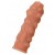 Телесная реалистичная насадка KOKOS Extreme Sleeve 11 с дополнительной стимуляцией - 12,7 см. - KOKOS - в Ачинске купить с доставкой