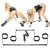 Комплект наручников и наножников с распорками Spread  em Bar and Cuff Set - Pipedream - купить с доставкой в Ачинске