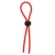 Красное эрекционное лассо с одной бусиной-утяжкой STRETCHY THIN LASSO - Dream Toys - в Ачинске купить с доставкой