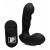 Черный стимулятор простаты Alpha-Pro 7X P-Milker Silicone Prostate Stimulator with Milking Bead - XR Brands - в Ачинске купить с доставкой