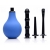 Анальный душ с 3 насадками Premium One-way Valve Anal Douche Set - XR Brands - купить с доставкой в Ачинске