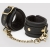 Черные наручники Bound to You Faux Leather Wrist Cuffs - Fifty Shades of Grey - купить с доставкой в Ачинске