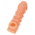 Телесная закрытая насадка с пупырышками Cock Sleeve Size L - 17,6 см. - KOKOS - в Ачинске купить с доставкой