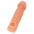 Телесная закрытая насадка с шершавой головкой Cock Sleeve Size M - 15,6 см. - KOKOS - в Ачинске купить с доставкой