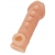 Телесная закрытая насадка с шишечками Cock Sleeve Size L - 17,6 см. - KOKOS - в Ачинске купить с доставкой