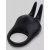 Черное эрекционное виброкольцо Sensation Rechargeable Vibrating Rabbit Love Ring - Fifty Shades of Grey - в Ачинске купить с доставкой