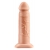 Телесный реалистичный фаллоимитатор с полостью Silicone Hollow Extension - 20 см. - Pipedream - купить с доставкой в Ачинске
