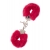 Металлические наручники с красной меховой опушкой METAL HANDCUFF WITH PLUSH RED - Dream Toys - купить с доставкой в Ачинске