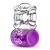 Фиолетовое эрекционное виброкольцо Pleaser Rechargeable C-Ring - Blush Novelties - в Ачинске купить с доставкой