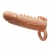 Телесная удлиняющая насадка Penis Sleeve Emmitt - 17 см. - Baile - в Ачинске купить с доставкой