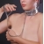 Серебристый ошейник из искусственной кожи - Sitabella - купить с доставкой в Ачинске
