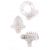 Набор из 3 прозрачных эрекционных колец с вибрацией Teasers Ring Kit - Chisa - в Ачинске купить с доставкой