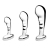 Набор из 3 стальных стимуляторов простаты Stainless Steel P-spot Training Set - b-Vibe - в Ачинске купить с доставкой