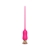 Розовый тонкий стимулятор Nipple Vibrator - 23 см. - I-MOON - купить с доставкой в Ачинске