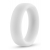 Белое люминесцентное эрекционное кольцо Silicone Glo Cock Ring - Blush Novelties - в Ачинске купить с доставкой