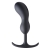 Черный массажер простаты с утяжелителями Premium Silicone Weighted Prostate Plug Large - 18,8 см. - XR Brands - в Ачинске купить с доставкой