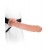 Фаллопротез телесного цвета Hollow Strap-On - 29 см. - Pipedream - купить с доставкой в Ачинске