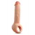 Телесная насадка-удлинитель Thrive 8.75 Inch Realistic Penis Extender Sleeve - 22,2 см. - Blush Novelties - в Ачинске купить с доставкой