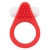 Красное эрекционное кольцо LIT-UP SILICONE STIMU RING 1 RED - Dream Toys - в Ачинске купить с доставкой
