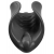 Чёрный мастурбатор Vibrating Silicone Stimulator с вибрацией - Pipedream - в Ачинске купить с доставкой