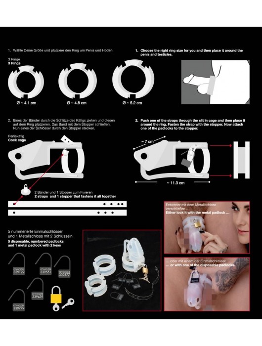 Набор для мужского пояса верности Cock Cage Set - Orion - купить с доставкой в Ачинске