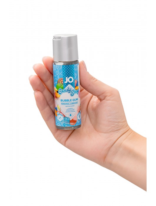 Смазка на водной основе Candy Shop Bubblegum с ароматом жвачки - 60 мл. - System JO - купить с доставкой в Ачинске