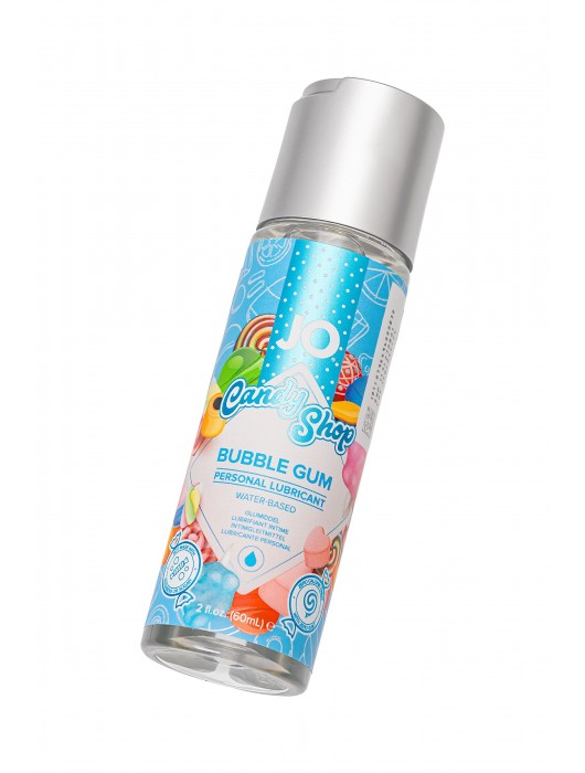 Смазка на водной основе Candy Shop Bubblegum с ароматом жвачки - 60 мл. - System JO - купить с доставкой в Ачинске