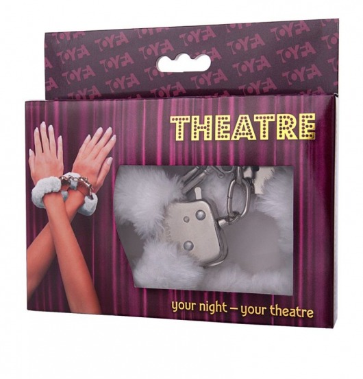 Наручники с белой меховой опушкой - ToyFa - купить с доставкой в Ачинске