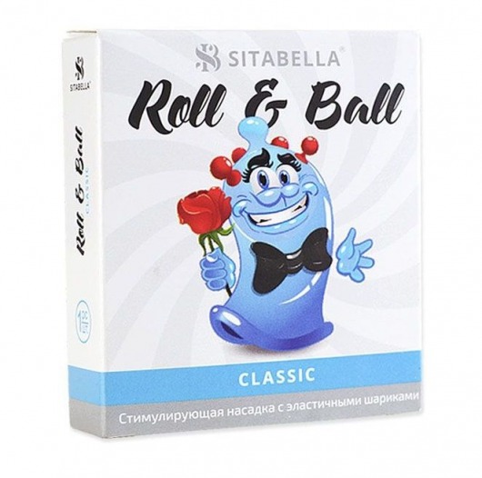 стимулирующий презерватив-насадка Roll   Ball Classic - Sitabella - купить с доставкой в Ачинске