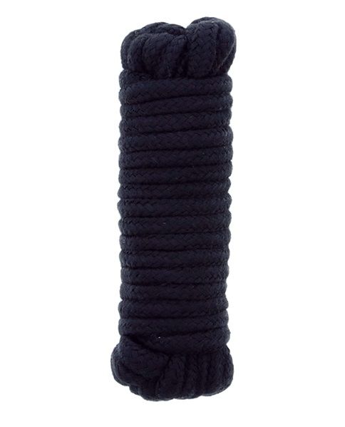 Чёрная веревка для связывания BONDX LOVE ROPE - 5 м. - Dream Toys - купить с доставкой в Ачинске