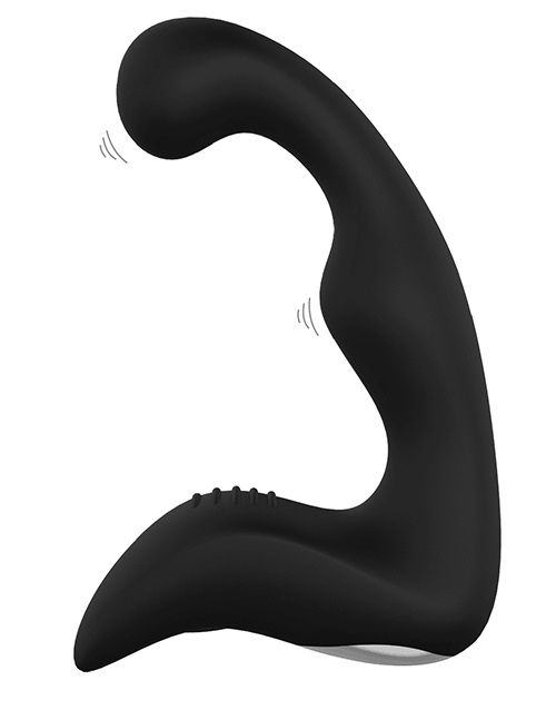 Чёрный перезаряжаемый массажёр простаты BOOTY PLEASER - Dream Toys - в Ачинске купить с доставкой