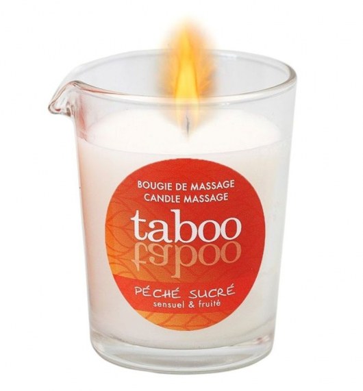 Массажное аромамасло с афродизиаками для женщин RUF Taboo Peche sucre - 60 гр. - RUF - купить с доставкой в Ачинске